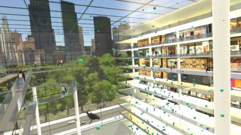 Oxford University Image of the VR world used in the study