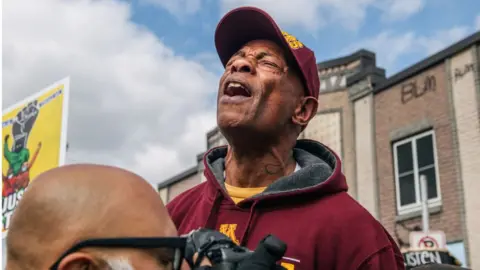 Getty Images A man with his eyes closed