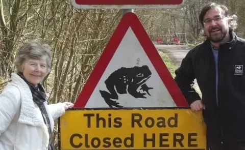 Nottinghamshire Wildlife Trust Margaret Cooper with Erin McDaid