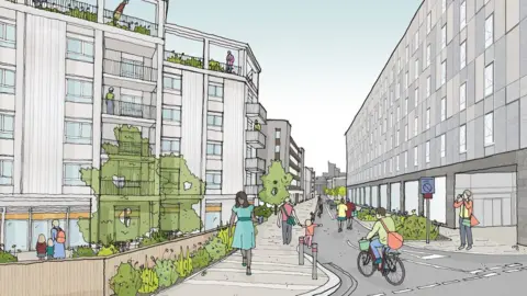 PLYMOUTH COMMUNITY HOMES The design concept of the proposed housing development