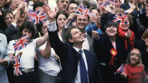 Getty Images Tony Blair in 1997