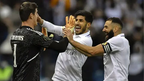 Real Madrid celebrate