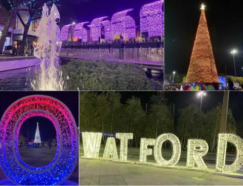 Watford BID Watford Christmas lights 2021