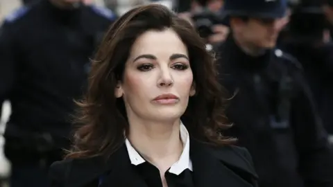 Reuters Nigella Lawson arriving at Isleworth Crown Court in 2013