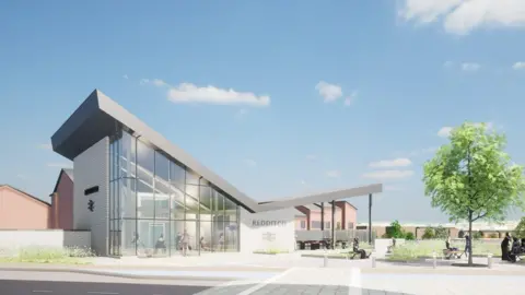 Worcestershire County Council Planned railway station image