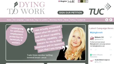 TUC Campaign screengrab