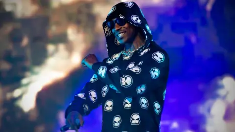 Getty Images Skepta on stage