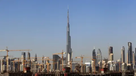 Reuters Skyscrapers and cranes in Dubai (December 2018)