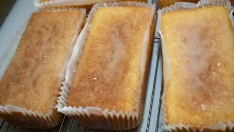 Martin Giles/BBC Cakes baked by David Brown