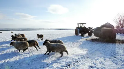 PA Farm scene in snow