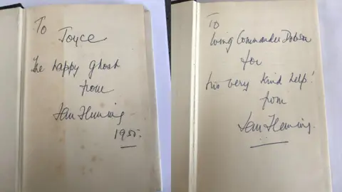 Dr John Atkinson Ian Fleming signatures
