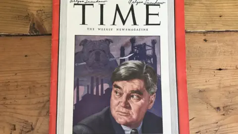 Time  The front cover of Time magazine, featuring Aneurin Bevan