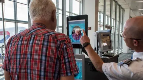 Getty Images Dulles Airport facial scanners