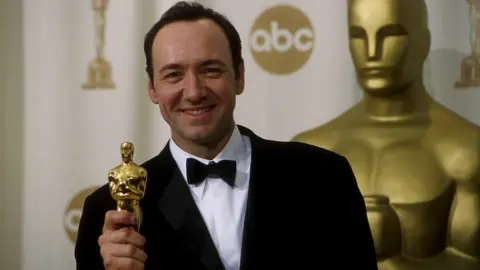 Getty Images Kevin Spacey at the 2000 Oscars