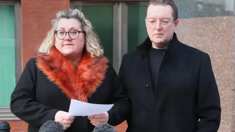 PA Media Libby Squire's parents, Lisa and Russ Squire