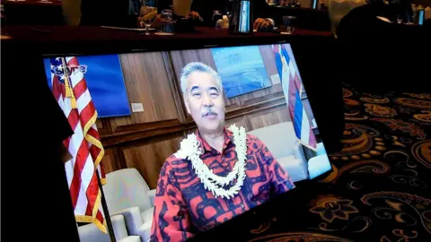 Getty Images Hawaii Governor David Ige joins the National Clean Energy Summit 9.0 via Skype