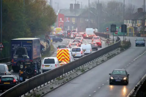 Highways England The current A5036 is heavily congested