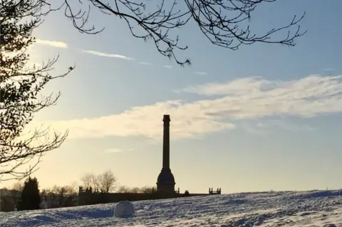 Dave Lowther Bliss Mill in the snow