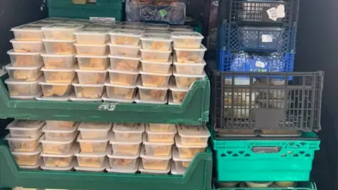 James Sommerin Meals heading for the University Hospital of Wales