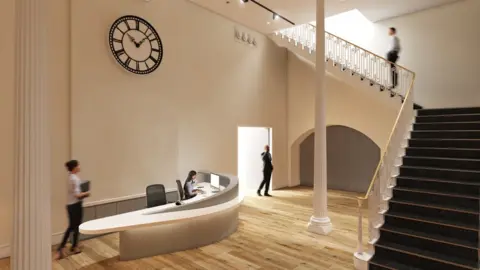 GSS Architecture Artist's impression of new Northampton Museum reception