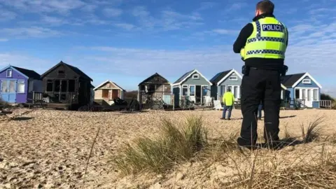 BBC Mudeford Beach huts