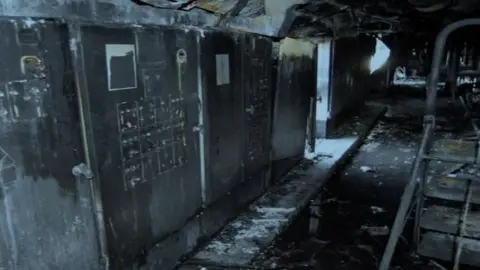 Greater Manchester Combined Authority Fire damage at the research centre