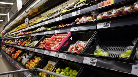 Getty Images Supermarket fruit aisle