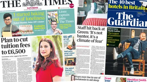 The Times and the Guardian