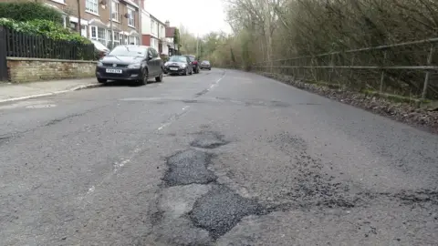 Lee Evans Potholes on Latimer Road, Chesham