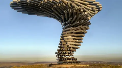 David Dixon The Singing Ringing Tree above Burnley