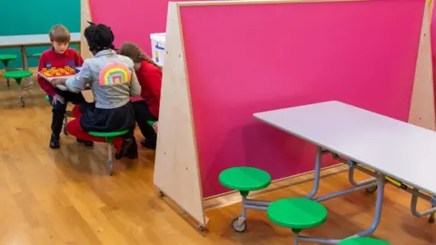 PA Media Screens have been erected for safety