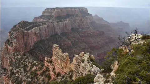 Getty Images The Grand Canyon's North Rim features some very rugged terrain