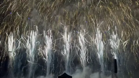 BBC Firework display in Newbury