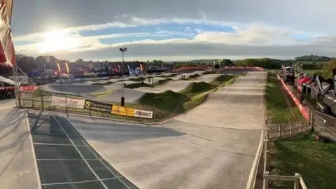 Casey Daniell Huncote BMX track before closure