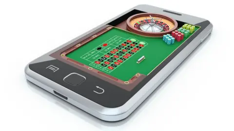 Getty Images Roulette wheel on smartphone