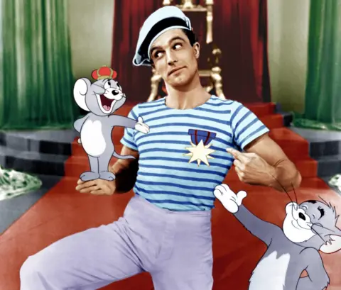 Alamy Gene Kelly with Tom and Jerry