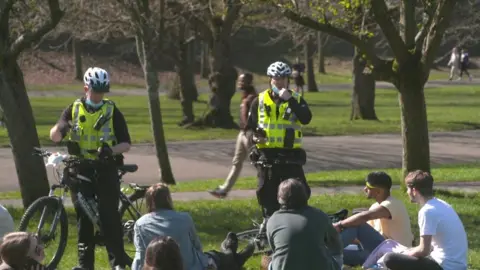 Police in Kelvingrove Park