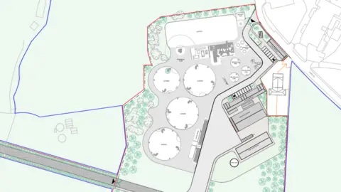 Glancy Nicholls Architects Ltd Food digestion plant plans