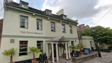 Google The Olive Branch pub in Wimborne