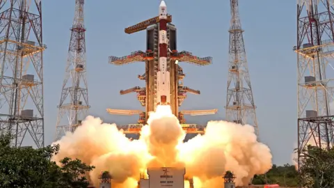 Isro Aditya-L1 lifted off from the launch pad at Sriharikota on Saturday morning