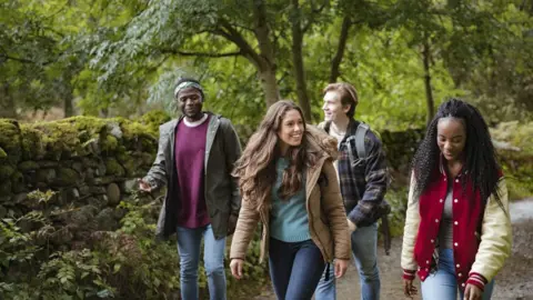 Getty Images young people walking