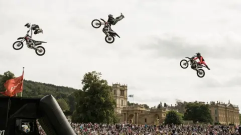 Getty Images Stunt bikers