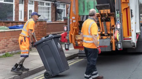 Getty Images Rubbish truck