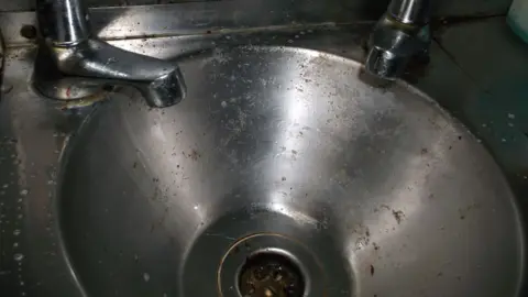 Pembrokeshire council Dirty sink