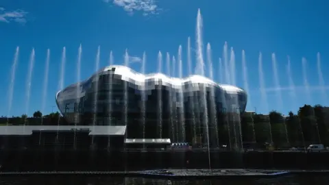 Getty Images Water sculpture