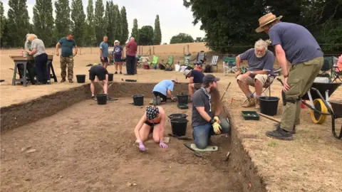 CRP Archaeological excavation at Caistor St Edmund, Norwich