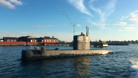 EPA Private submarine UC3 Nautilus in Copenhagen Harbor,