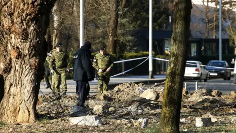 EPA Drone crash site in Croatia, 11 Mar 22