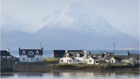 Getty Images Coastal cottage in Scotland