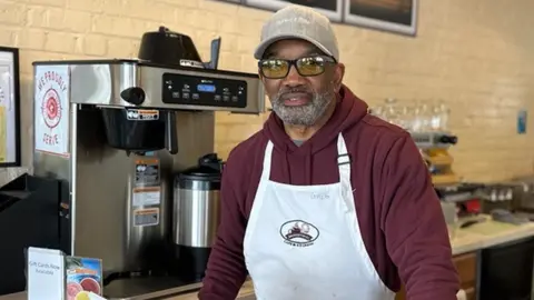 Greg Bennett is the co-owner of the Broughton Street Cafe, located in Orangeburg's downtown historic district